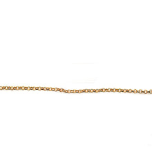 Load image into Gallery viewer, 5ft Link Station Chain 2mm | Gold Necklace | Graduated Link Necklace | Finding Chain
