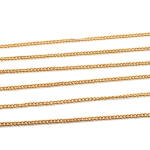 5ft Gold Rope Chains 4mm | Satellite Chain Necklace | Soldered Chain | Anklet Finding Chain | Gold Station Chain