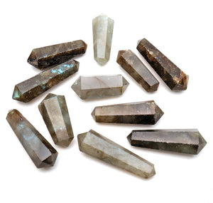 5PC Crystal Tower | Pencil Pointed Gemstone | Spiritual Jewelry | 32x10mm