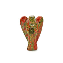 Load image into Gallery viewer, 5PC Hand Carved Gemstone Angel Figurine | Angel, 55x30mm (2&quot;) Pocket Angel
