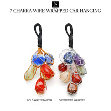 Load image into Gallery viewer, 5PC Sun Catcher car hanger | 7 Chakra Car Hanger | 4 Inch
