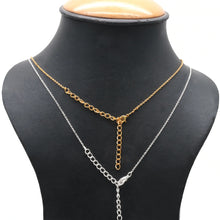 Load image into Gallery viewer, 5PC Link Chain | 18 Inch Chain Necklace | Gold Link Chain | Silver Link Chain| Metal Chain Necklace
