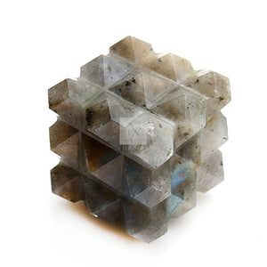 5PC Platonic Solid Stone | Healing Square Gemstone | Energy Egyptian Gemstone | Spiritual Stones | 23mm
