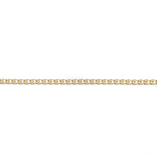 Load image into Gallery viewer, 5ft Link Station Chain 2x4mm | Gold Necklace | Graduated Link Necklace | Paperclip &amp; Curb Chain | Finding Chain
