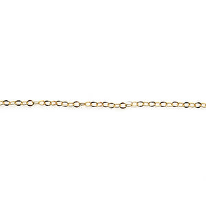 5ft Link Chain 3x2mm | Gold Oval Curb Necklace | Graduated Link Necklace | Paperclip & Curb Chain | Finding Chain