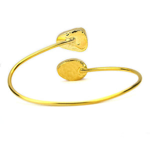 Adjustable Druzy Bracelet | Double Druzy Brecelet | Stacking Bangle Bracelet | Gold Bracelet | Wholesale Bracelet Supply