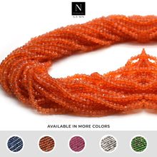 Load image into Gallery viewer, Rondelle Gemstone Beads | Jewellery making Beads | Natural Gemstone | Bead Necklace | Bead Bracelet | Wholesale Beads.

