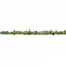 Load image into Gallery viewer, 5 Strands Green Apatite Gemstone Chip beads | Bead Necklace | Free Form Nugget Chips | Gemstone Chips | Long Bead Strand

