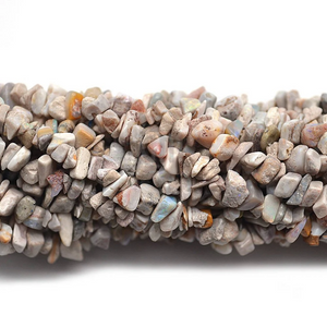 5 Strands Australian Opal Gemstone Chip beads | Bead Necklace | Free Form Nugget Chips | Gemstone Chips | Long Bead Strand