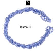 Load image into Gallery viewer, 5 Strands Tanzanite Gemstone Chip beads | Bead Necklace | Free Form Nugget Chips | Gemstone Chips | Long Bead Strand
