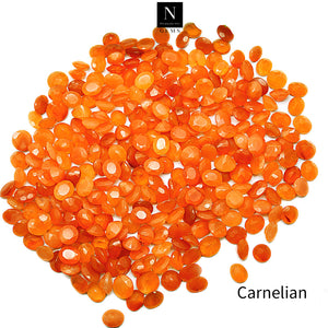 50CT Carnelian Faceted Loose Gemstones