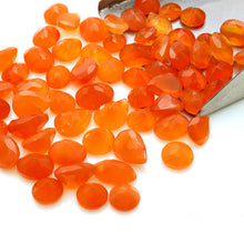 Load image into Gallery viewer, 50CT Carnelian Faceted Loose Gemstones
