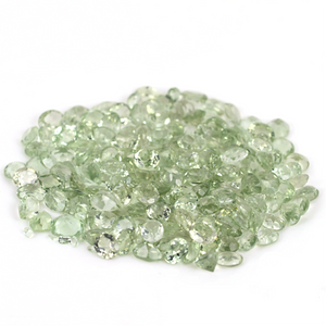 50CT Green Amethyst Faceted Loose Gemstones