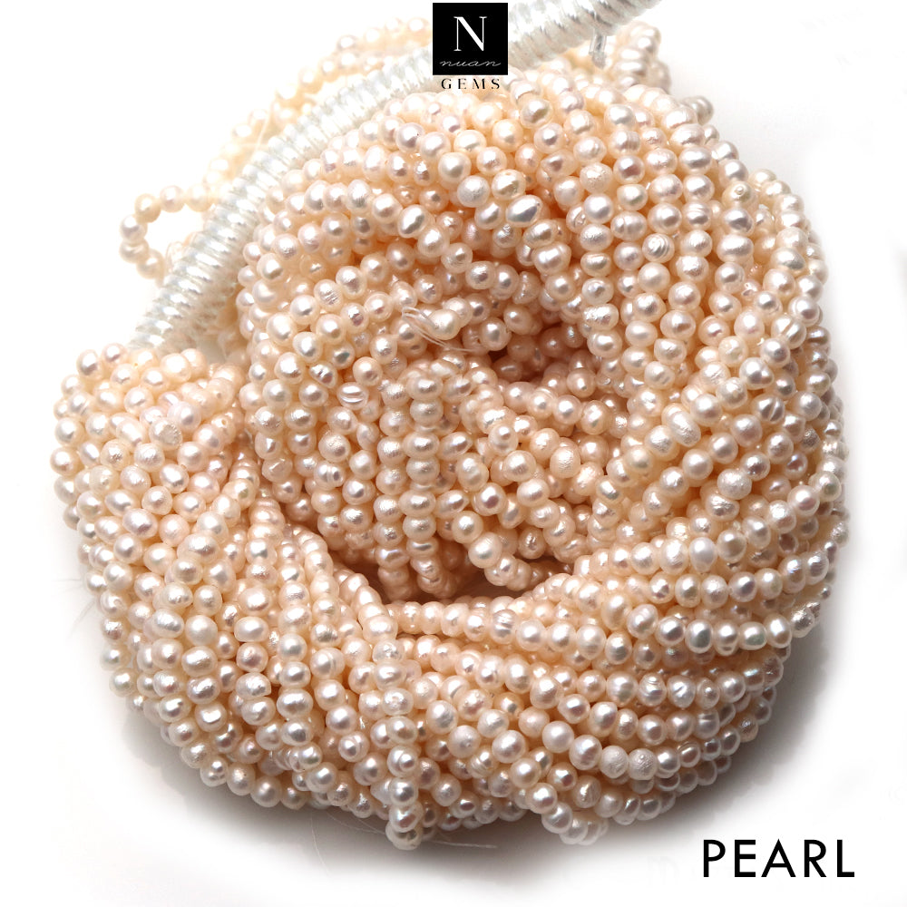 Pearl Rondelle Gemstone Beads | Jewellery making Beads | Natural Gemstone | Bead Necklace | Bead Bracelet | Wholesale Beads