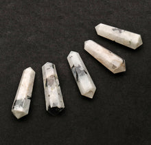 Load image into Gallery viewer, 5PC Crystal Tower | Pencil Pointed Gemstone | Spiritual Jewelry | 32x10mm
