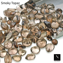 Load image into Gallery viewer, 50CT Smoky Topaz Faceted Loose Gemstones
